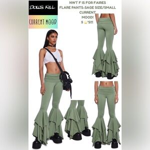 NWT 5 ⭐️ F IS 4 FAIRIES FOLDOVER FLARES SIZE SM!